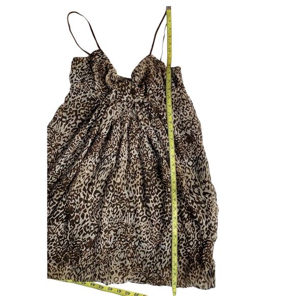 Daytrip Women's Sundress Medium Leopard Print Adjustable Straps Summer - Picture 4 of 11